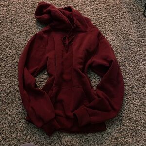 Burgundy Hoodie